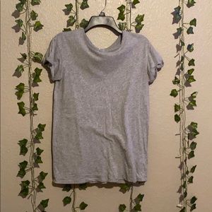 Grey essential basic top